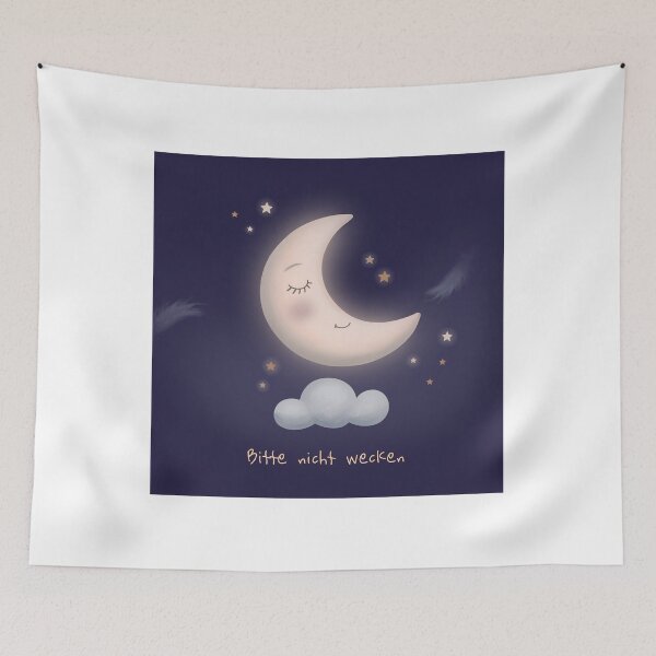 Item preview, Sleeping Moon - Good Night designed and sold by FehlingMedia.