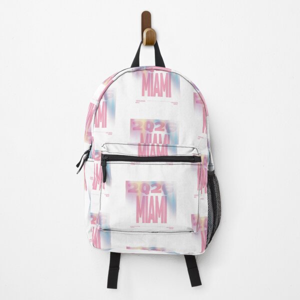 Item preview, Miami 2026 Pink Aura Gradient Typography Art designed and sold by Theselinara.