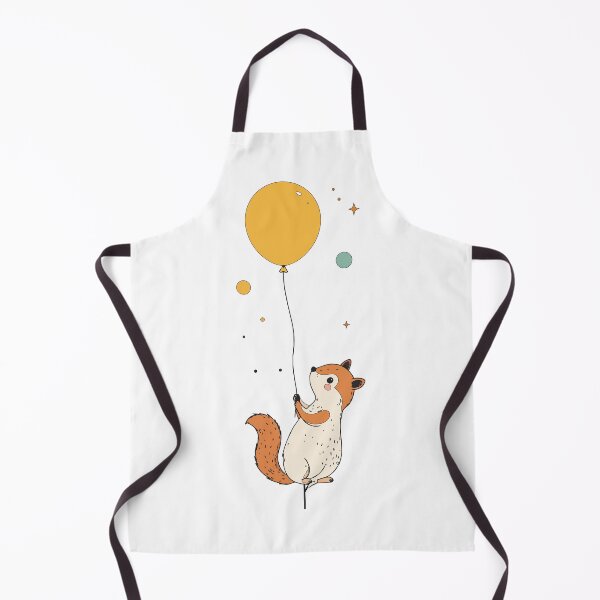 Item preview, Mystical Celestial Squirrel with Yellow Balloon Art designed and sold by BestChoiceService.