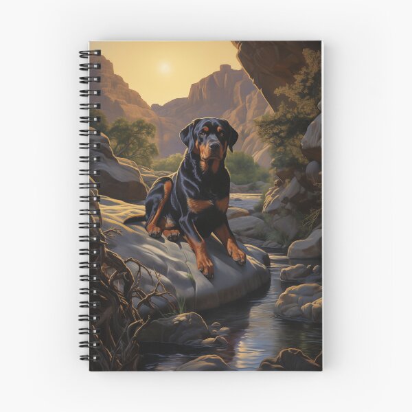 Item preview, Rottweiler in a Canyon Landscape designed and sold by PetsArt.