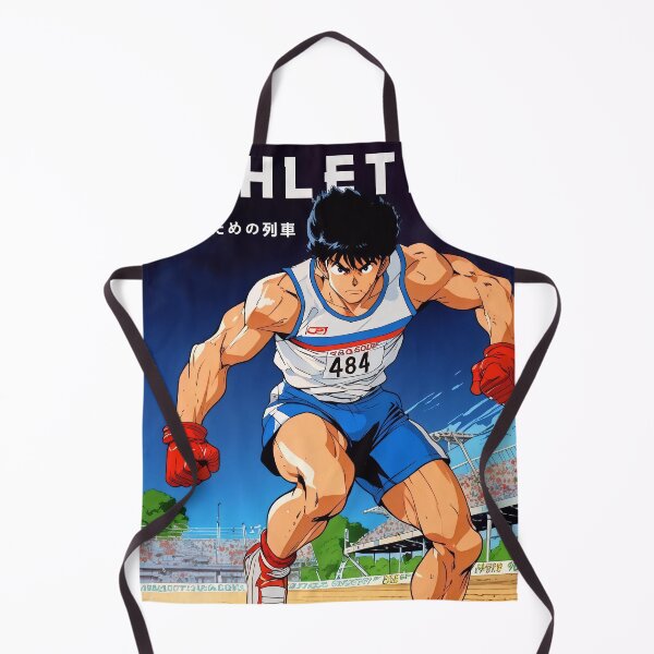 Item preview, Anime Retro Man Atheltics 80s Vintage running designed and sold by TBestretroShop.