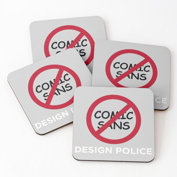 Item preview, No Comic Sans Design Police Funny Typo Humor designed and sold by AkDesign022.