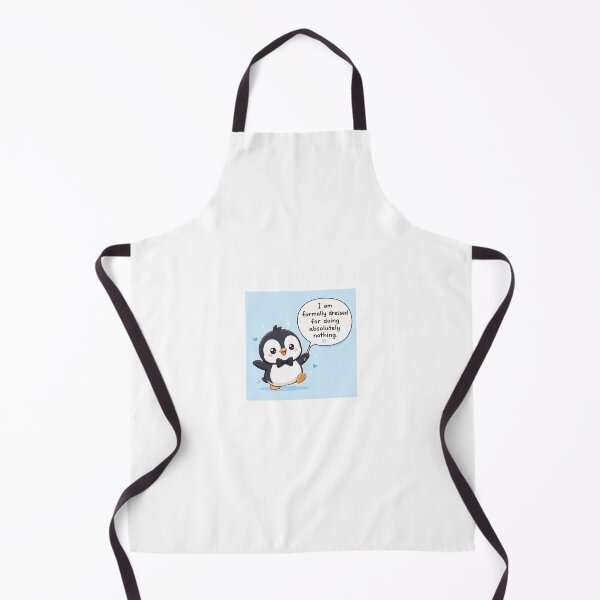 Item preview, Cute Chibi Penguin - Formally Dressed for Doing Nothing designed and sold by Sticker shop 007.