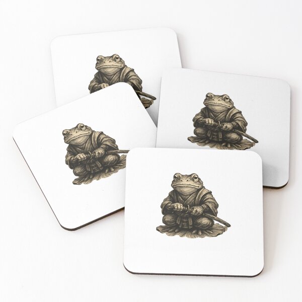 Item preview, Frog Ronin on Lotus designed and sold by SiarheiYur.