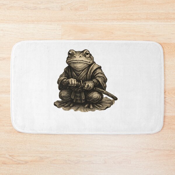 Item preview, Frog Ronin on Lotus designed and sold by SiarheiYur.