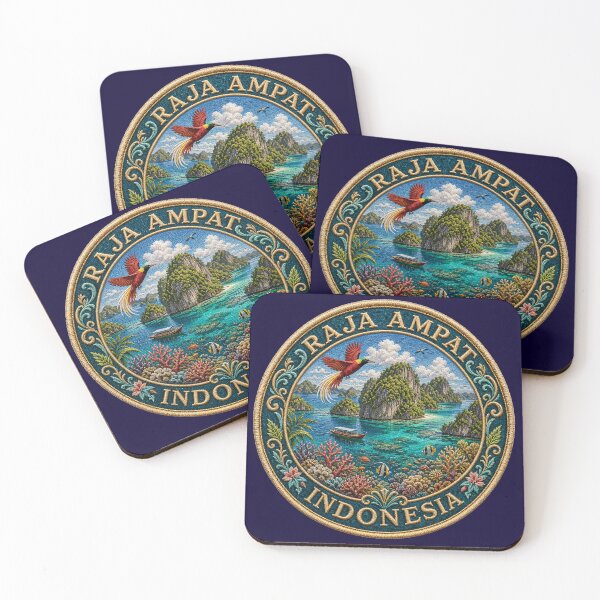 Item preview, Raja Ampat, Indonesia – Islands, Coral & Bird of Paradise designed and sold by Girih.