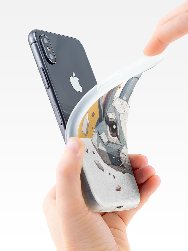 Thumbnail 4 of 5, iPhone Case, Dreamy Rabbit designed and sold by Voidbrush.