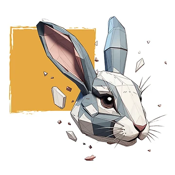 Artwork thumbnail, Dreamy Rabbit by Voidbrush