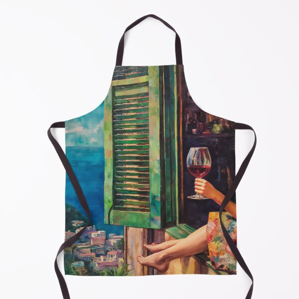 Item preview, Balcony of Turquoise Silence designed and sold by oanaunciuleanu.