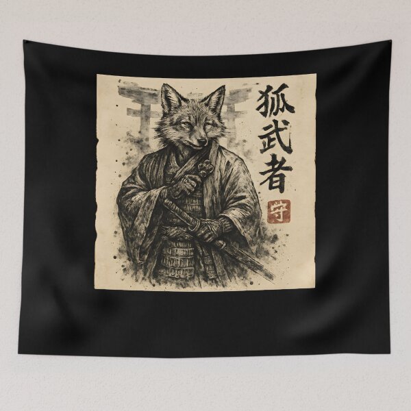 Item preview, Fox Samurai Guardian designed and sold by SiarheiYur.