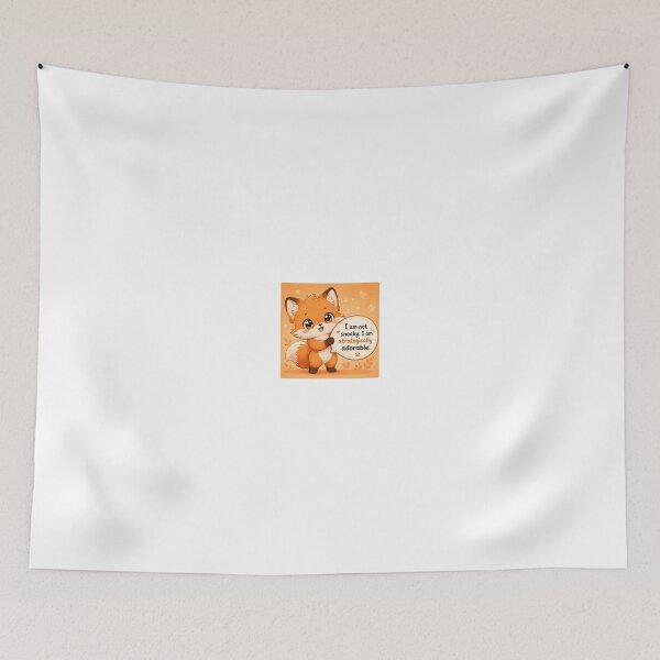 Item preview, Cute Chibi Fox - Strategically Adorable Not Sneaky designed and sold by Sticker shop 007.