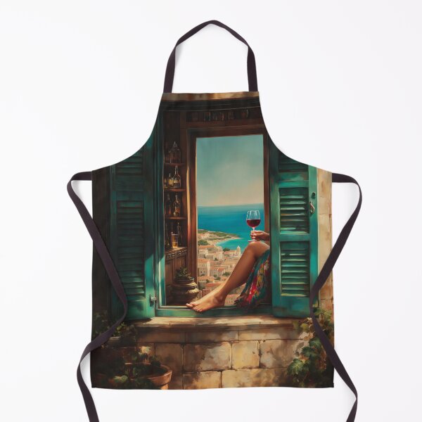 Item preview, Balcony of Turquoise Silence designed and sold by oanaunciuleanu.