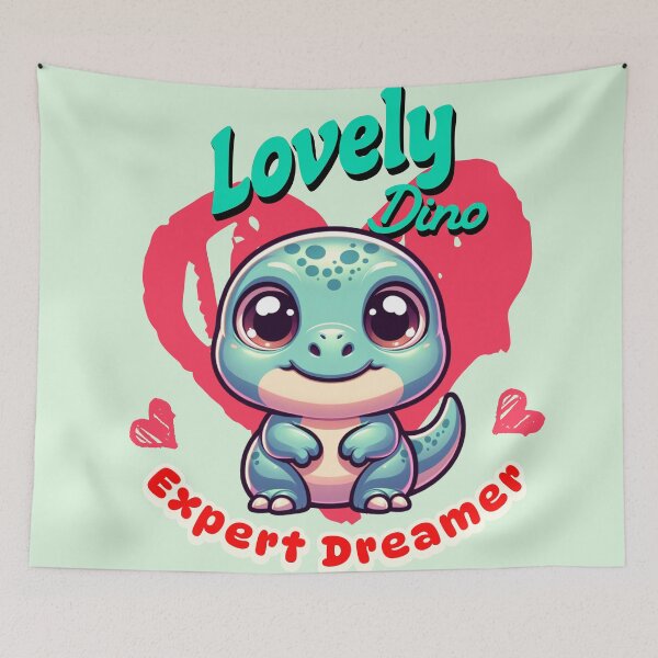 Item preview, cute dino designed and sold by KIDS-PRINTS.