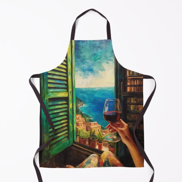 Item preview, Balcony of Turquoise Silence designed and sold by oanaunciuleanu.