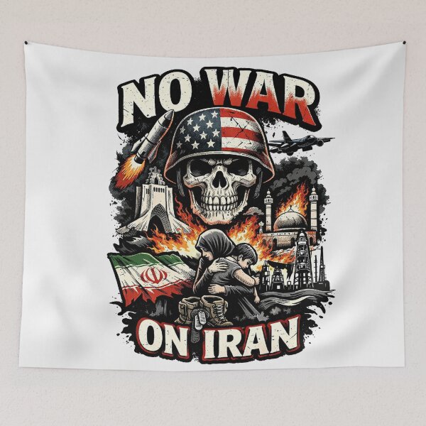 Item preview, No War On Iran Anti War Activist designed and sold by Owcomm.