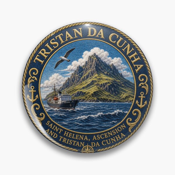 Item preview, Tristan da Cunha – Volcanic island, ship & ocean expanse designed and sold by Girih.
