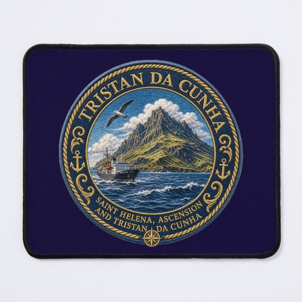 Item preview, Tristan da Cunha – Volcanic island, ship & ocean expanse designed and sold by Girih.