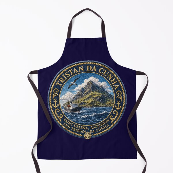 Item preview, Tristan da Cunha – Volcanic island, ship & ocean expanse designed and sold by Girih.