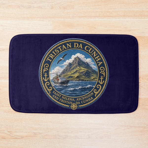 Item preview, Tristan da Cunha – Volcanic island, ship & ocean expanse designed and sold by Girih.