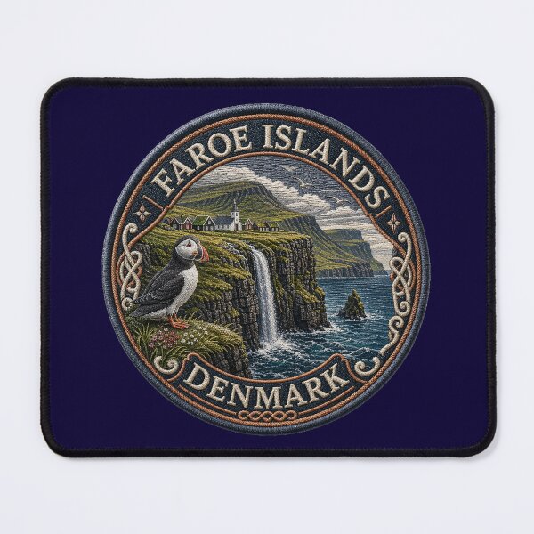 Item preview, Faroe Islands – Cliffs, Puffins & North Atlantic designed and sold by Girih.