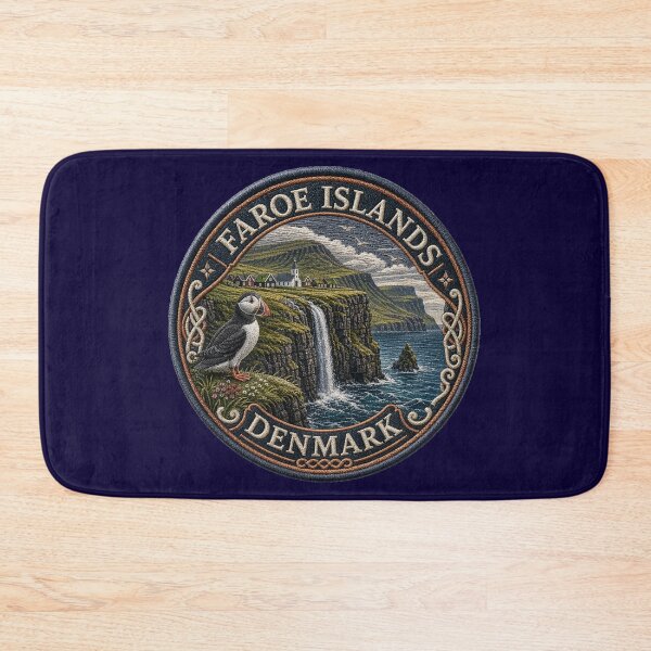 Item preview, Faroe Islands – Cliffs, Puffins & North Atlantic designed and sold by Girih.