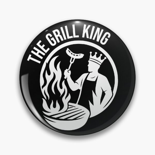 Item preview, The Grill King – Crowned BBQ Grill Master designed and sold by xndrlab.