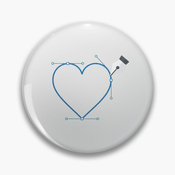 Item preview, Pen Tool Heart Vector Graphic Designer Love Art designed and sold by AkDesign022.