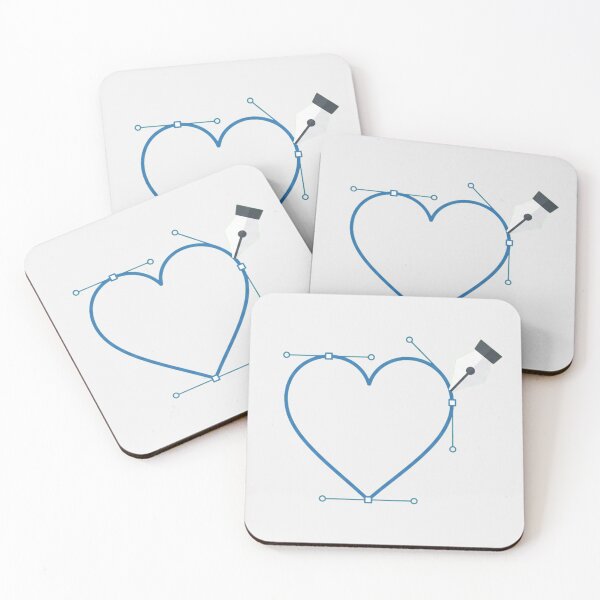 Item preview, Pen Tool Heart Vector Graphic Designer Love Art designed and sold by AkDesign022.