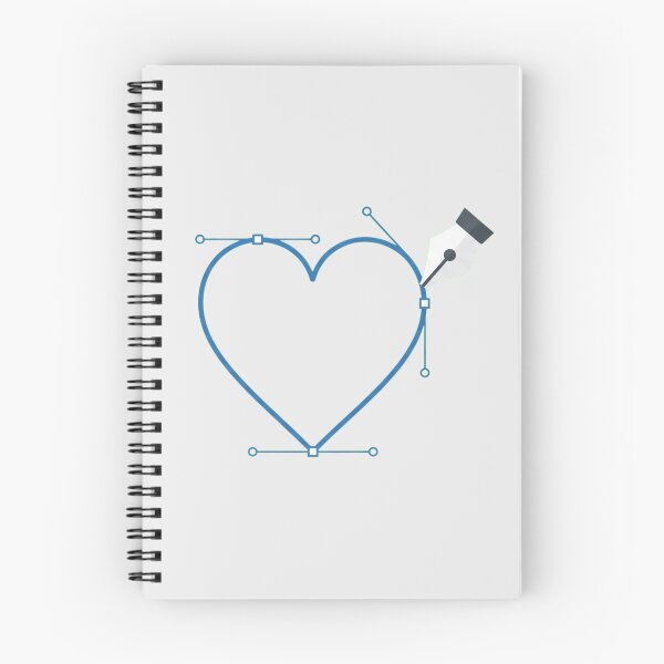 Item preview, Pen Tool Heart Vector Graphic Designer Love Art designed and sold by AkDesign022.