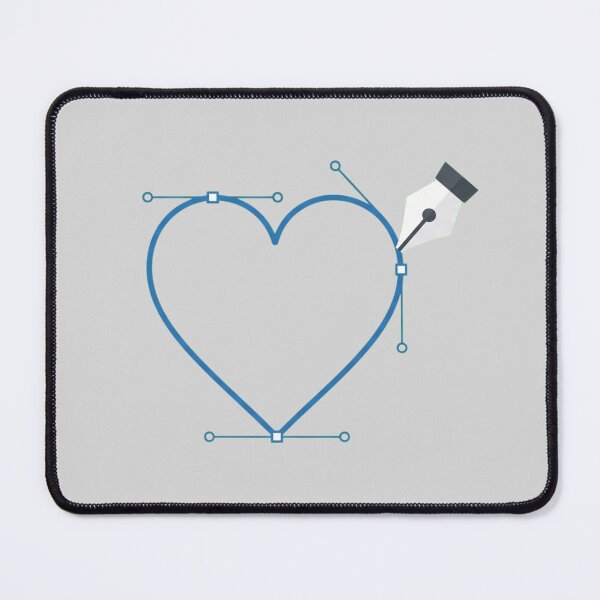 Item preview, Pen Tool Heart Vector Graphic Designer Love Art designed and sold by AkDesign022.