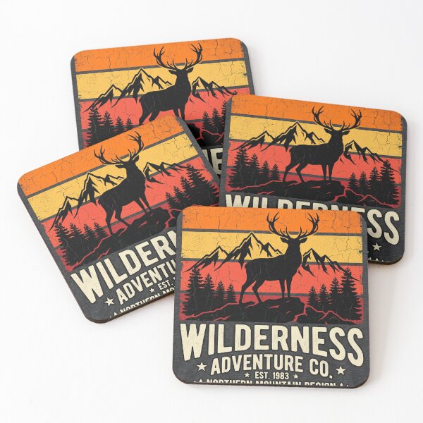 Item preview, Wildpeak Co Deer Mountain Logo | Outdoor Adventure Design designed and sold by WildTrail Designs.