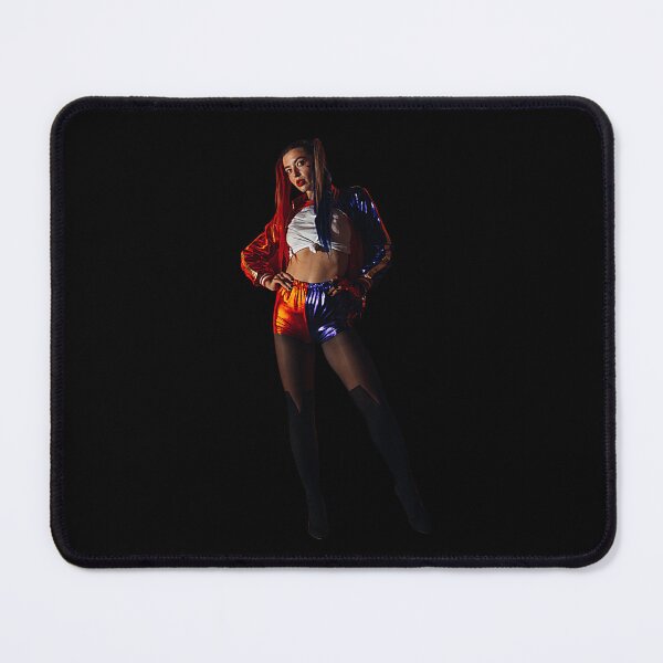 Item preview, Bold Harley Quinn Cosplay Portrait on Black Background designed and sold by Creatby7030.