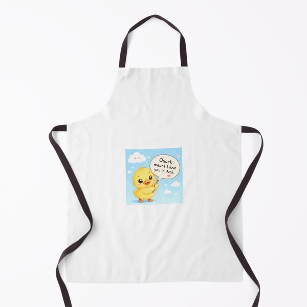 Item preview, Cute Chibi Duckling - Quack Means I Love You designed and sold by Sticker shop 007.