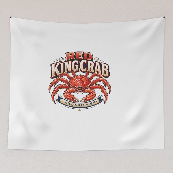 Item preview, Red King Crab – Premium Seafood Design designed and sold by Combat Skies.
