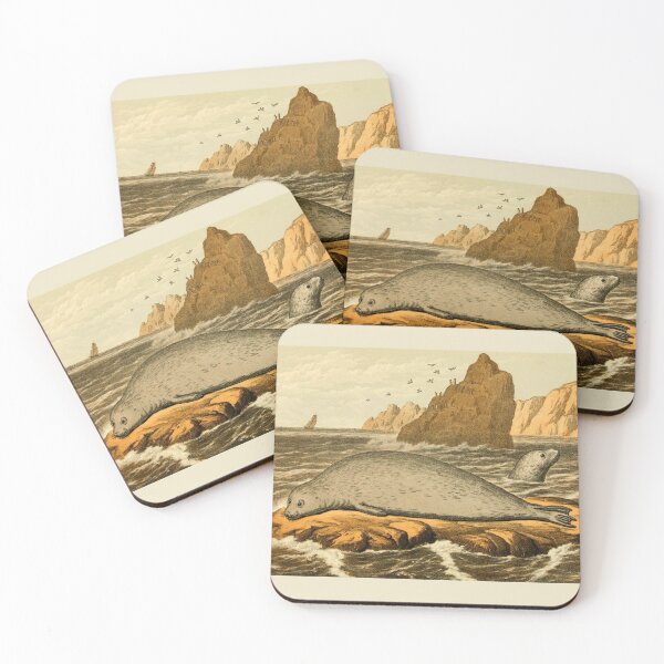 Item preview, vintage seals designed and sold by okapia concolor.