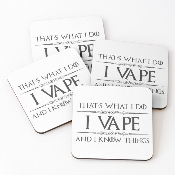 Item preview, I Vape and I Know Things - Funny Vaping Gifts for Vaper Vapor and E Cigarette Lover designed and sold by merkraht.