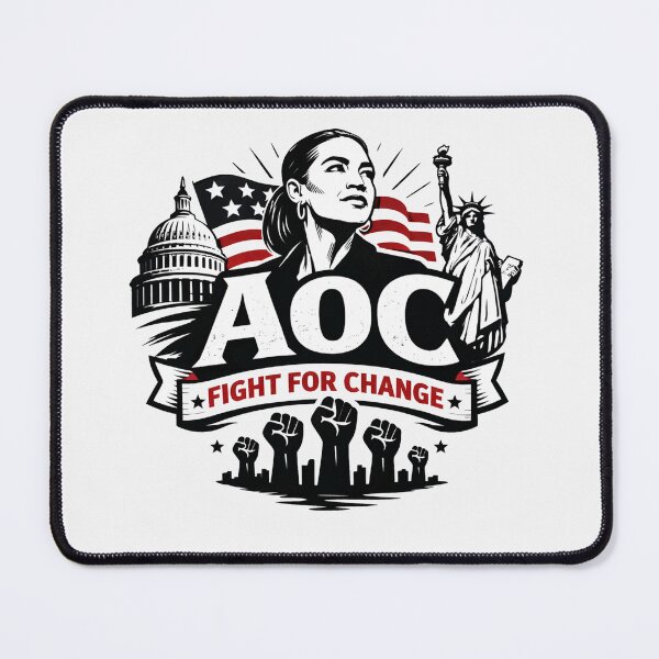 Item preview, AOC Fight For Change Alexandria Ocasio-Cortez Progressive Political designed and sold by Owcomm.