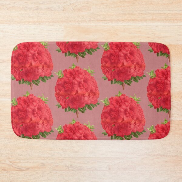 Item preview, vintage red flower designed and sold by okapia concolor.