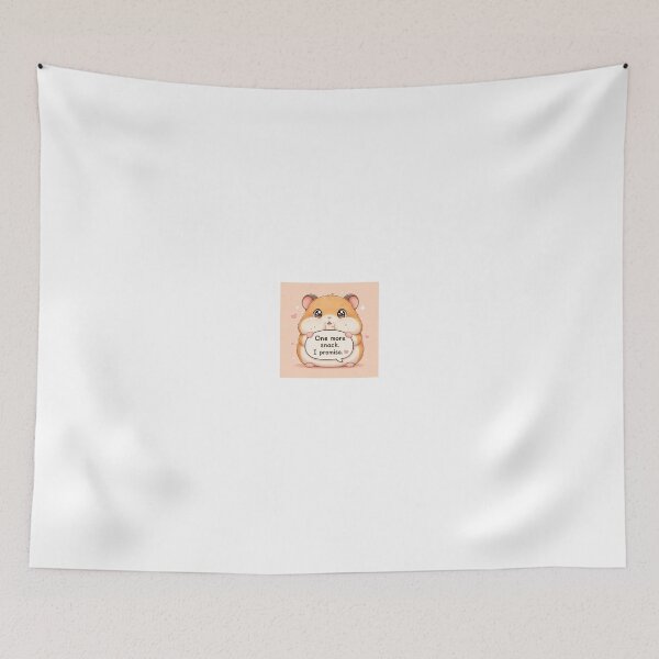 Item preview, Cute Chibi Hamster - One More Snack I Promise designed and sold by Sticker shop 007.