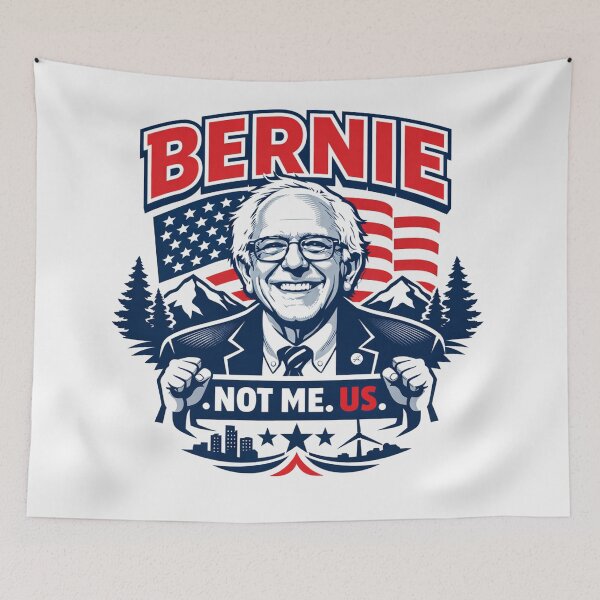 Item preview, Bernie Sanders "Not Me. Us." designed and sold by Owcomm.