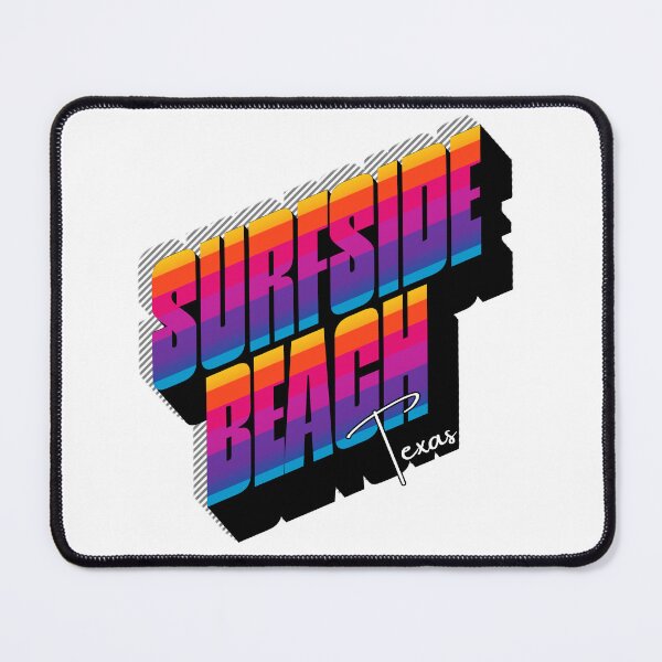 Item preview, Surfside Beach Texas Retro 80s Sunset Stripe T-Shirt designed and sold by DonnaRaine.