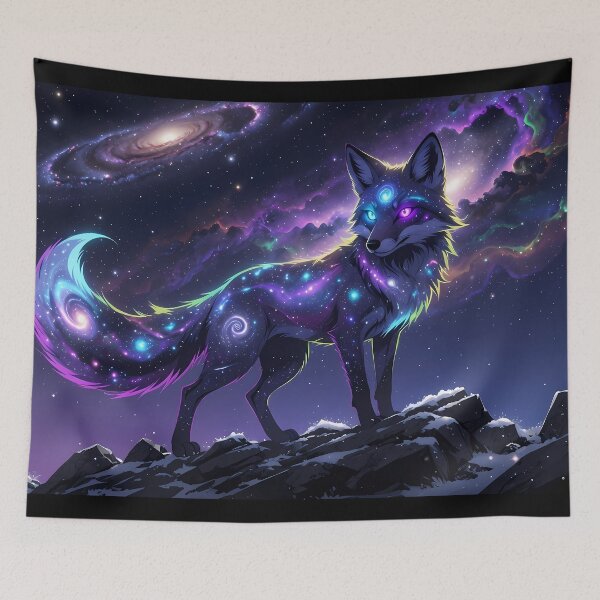 Item preview, Cosmic Galaxy Fox designed and sold by RkskArt.