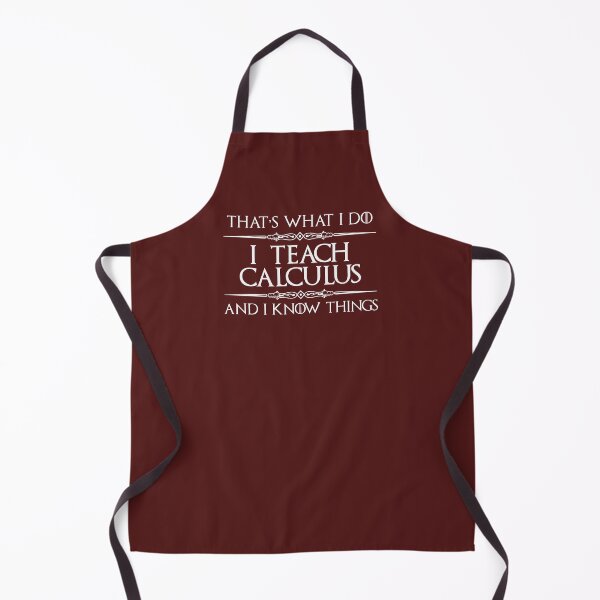 Item preview, I Teach Calculus and I Know Things - Funny Math Teacher Thank You Appreciation Gifts designed and sold by merkraht.