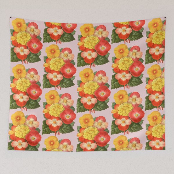 Item preview, vintage red and yellow bouquet designed and sold by okapia concolor.