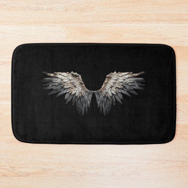 Item preview, Realistic Dark Feathered Wings Isolated on Black designed and sold by Creatby7030.