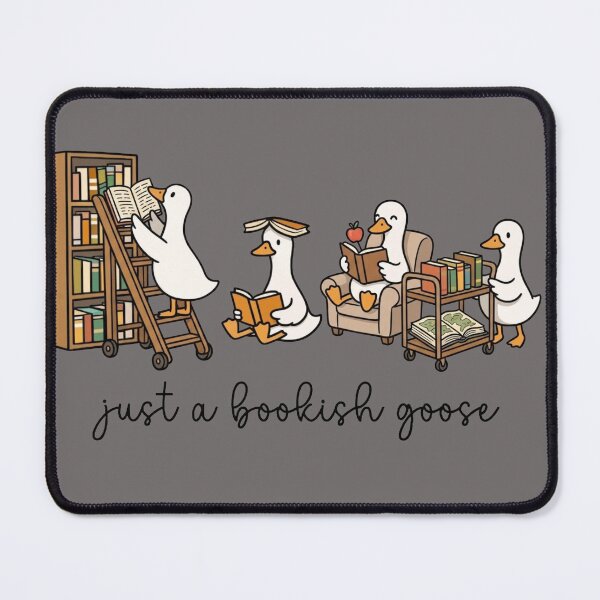Item preview, Bookish Goose Library designed and sold by sanorastyle.