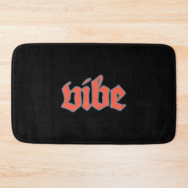 Item preview, Stylized Gothic "Vibe" Lettering in Coral and Teal designed and sold by Creatby7030.