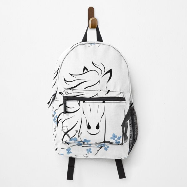 Item preview, horse in a blue flowers designed and sold by Icarios.