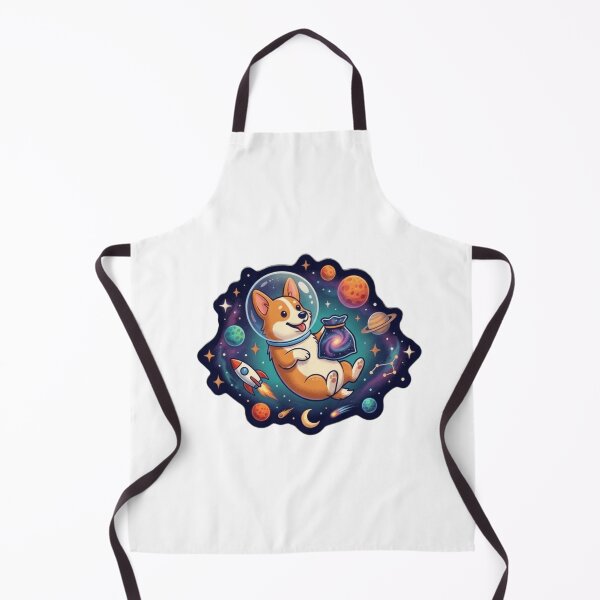 Item preview, Cute Corgi Dog Astronaut Floating in Space with Galaxy Bag designed and sold by Csstoree.