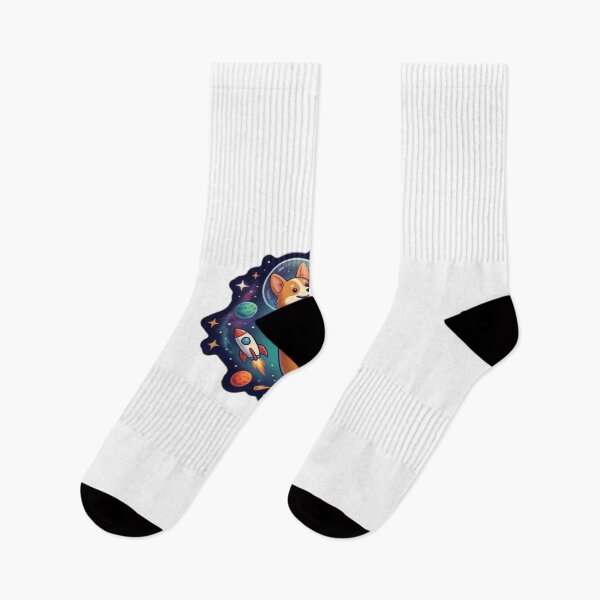 Item preview, Cute Corgi Dog Astronaut Floating in Space with Galaxy Bag designed and sold by Csstoree.